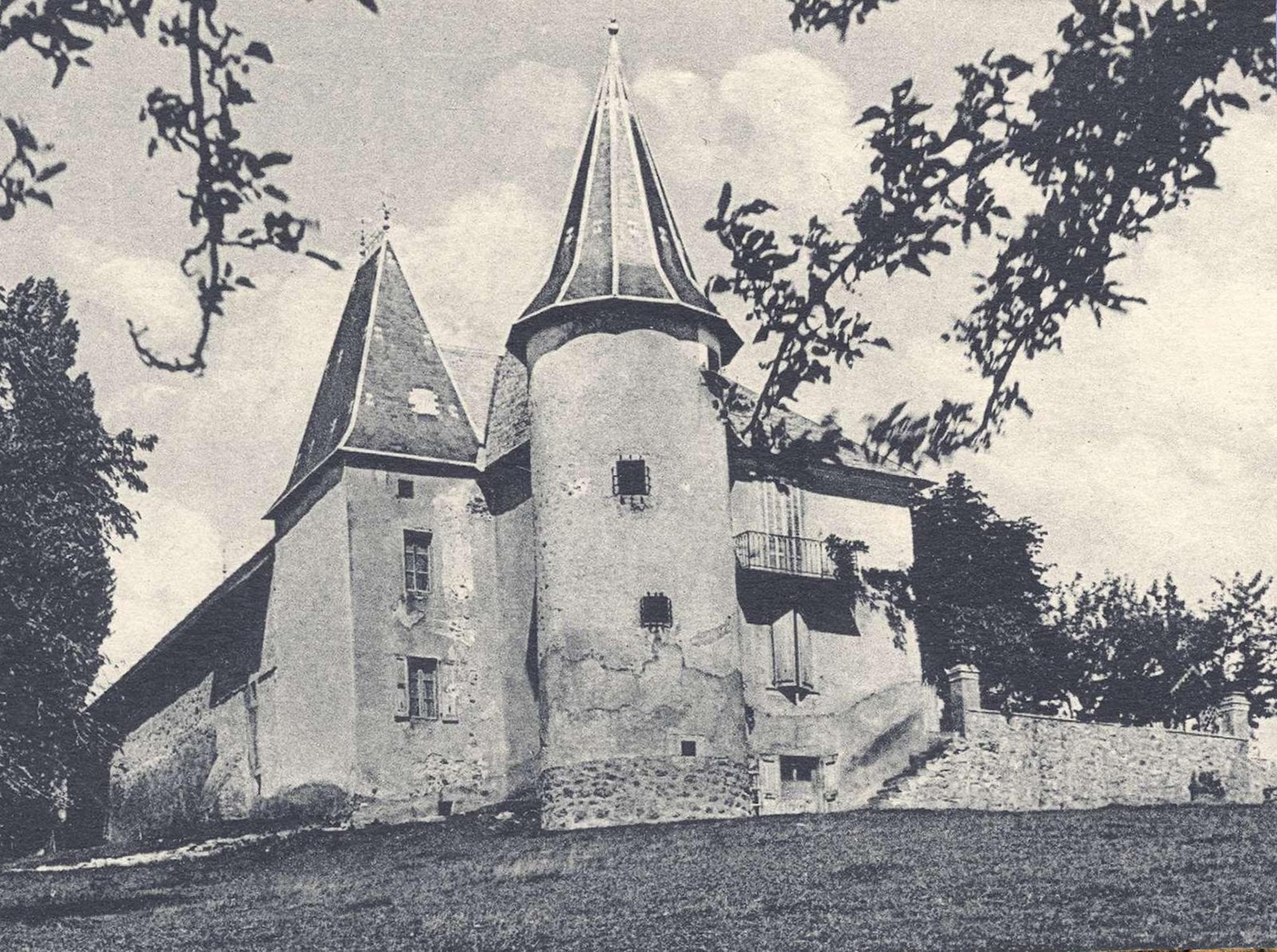 Château Daillon — vue ancienne