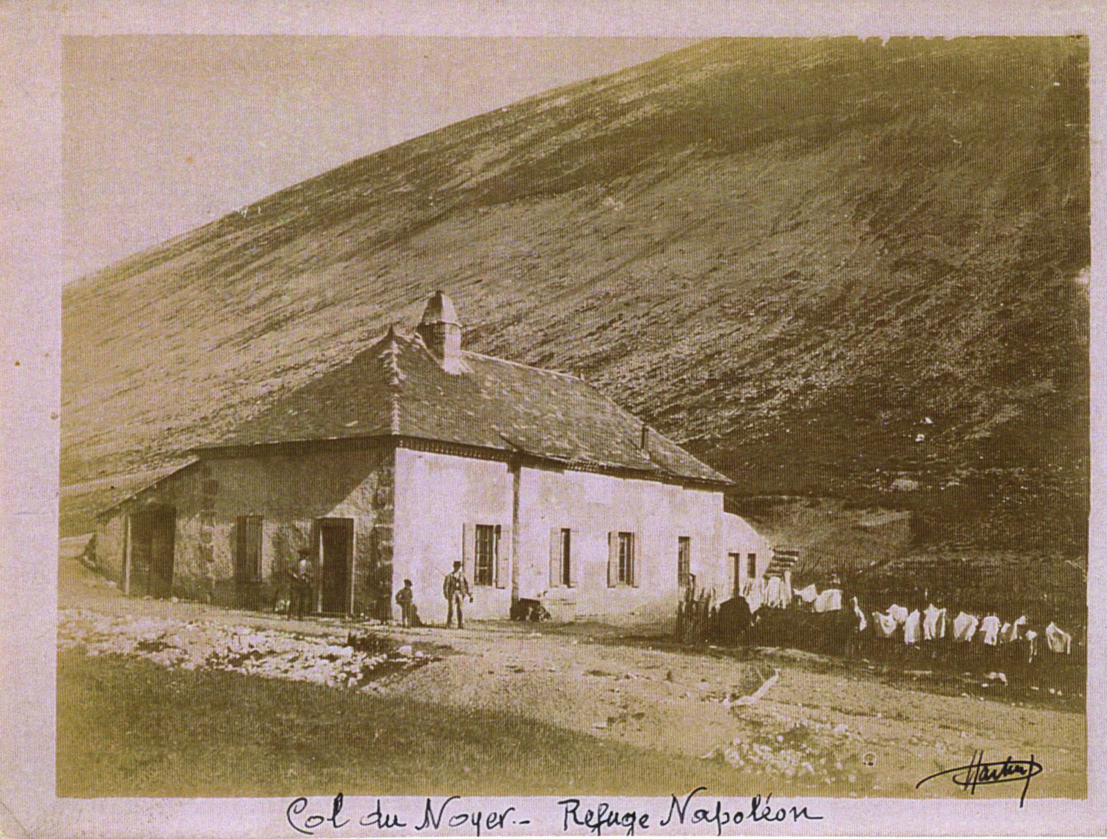 Refuge Napoléon — vue ancienne
